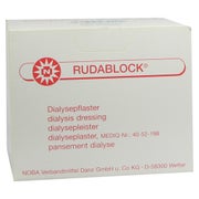 Produktabbildung: NOBA Rudablock® Dialysepflaster 2,5 cm x 8,5 cm weiß 100 Stück 100 St