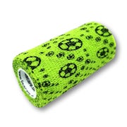 Produktabbildung: LisaCare kohäsive Bandage - Fußball Grün - 10cm x 4,5m 1 St
