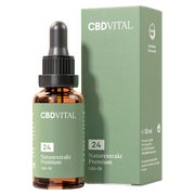 CBD VITAL Bio CBD 24% Naturextrakt Premium Hanftropfen 30 ml