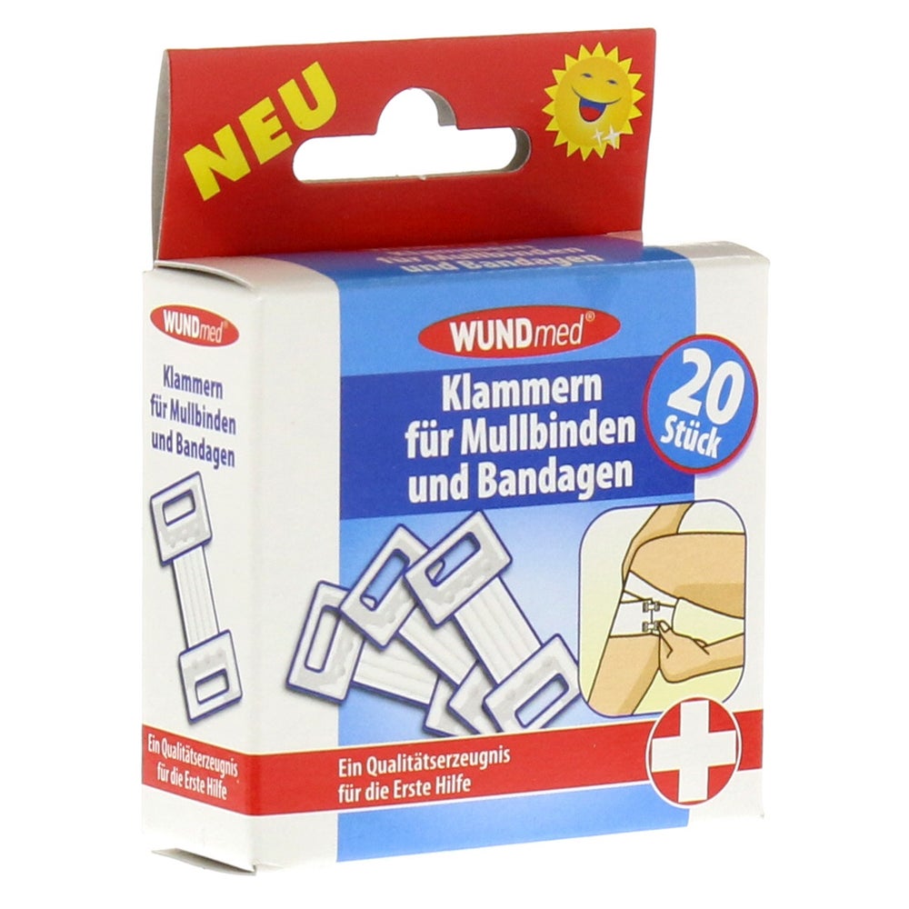 Klammern F.mulbinden+bandagen 20 St