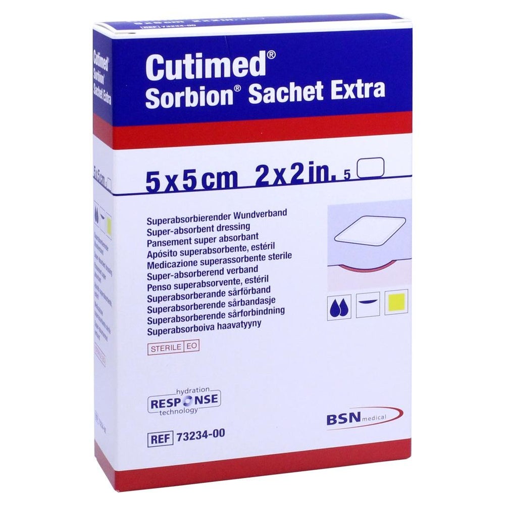 Cutimed Sorbion Sachet Extra Wundaufl.5x 5 St