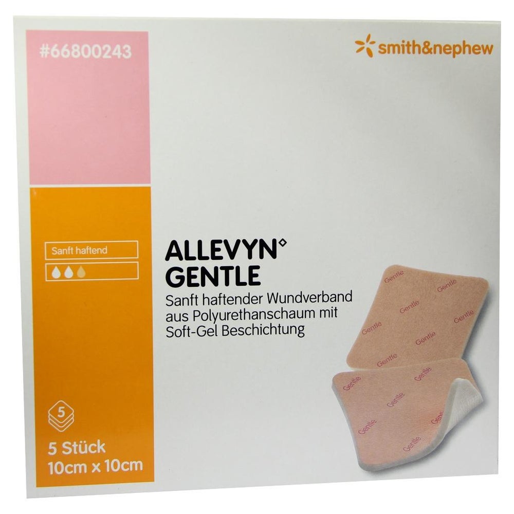 Allevyn Gentle 10x10 cm Schaumverb. 5 St