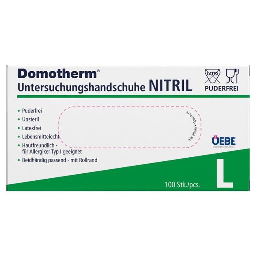Domotherm Unt.handschuhe Nitril unste.pf 100 St online kaufen | DocMorris