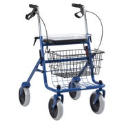 Rollator mit Korb und Tablett blau 1 St