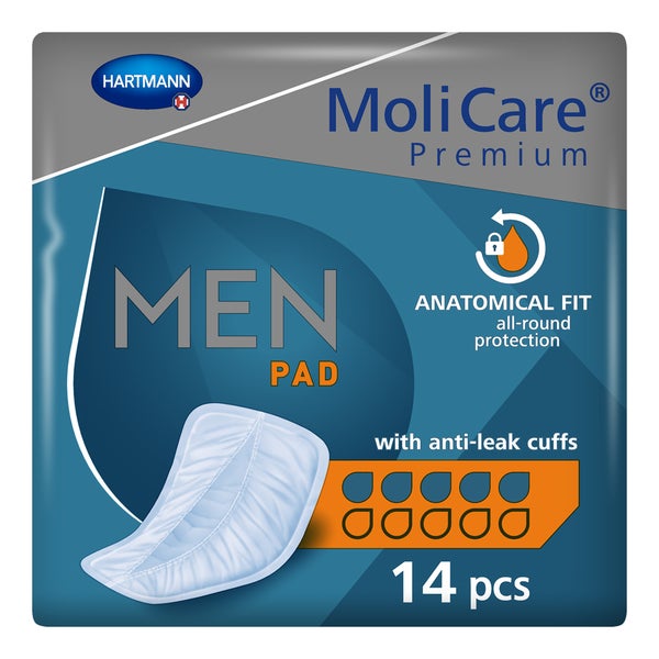 MoliCare Premium Men Pad, 5 Tropfen, 34 x 18 cm 14 St