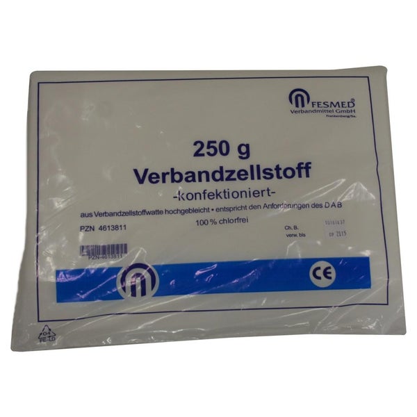 Verbandzellstoff Hochgebleicht Chlorfr.k 250 g