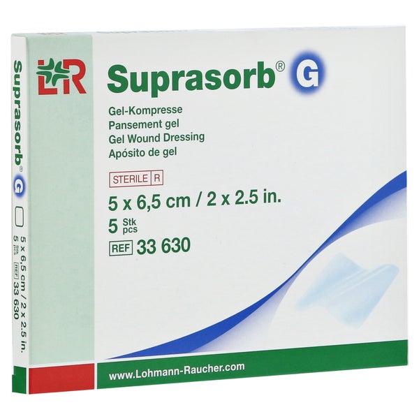 Suprasorb G Gelkompresse 5x6,5 cm 5 St