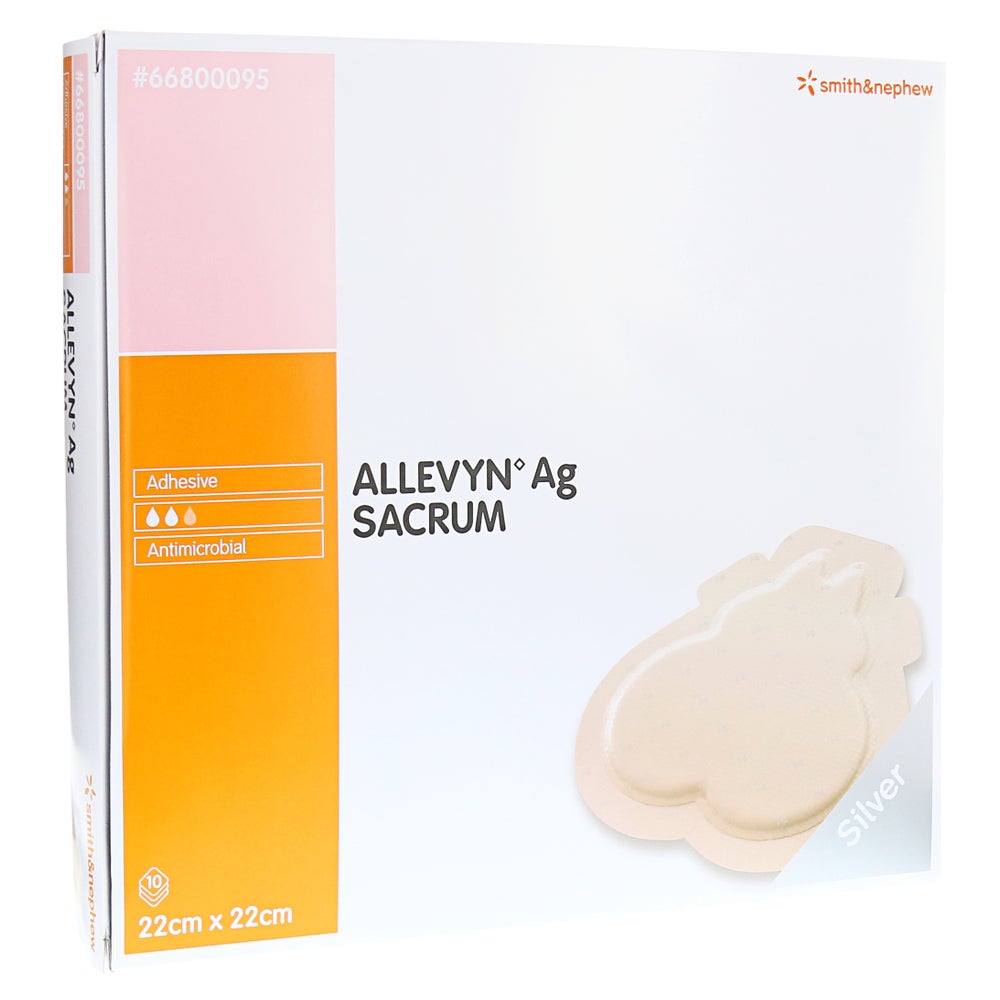 Allevyn Ag Sacrum 22x22 cm Wundverband 10 St
