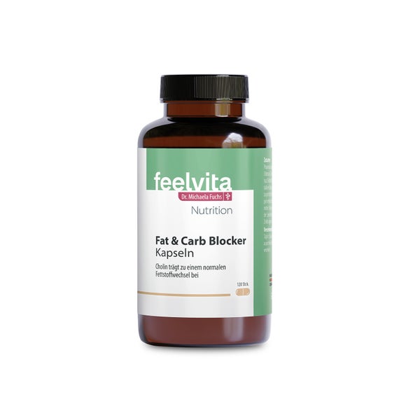 Feelvita Nutrition Fat & Carb Blocker Kapseln 2-Monatsvorrat 120 St