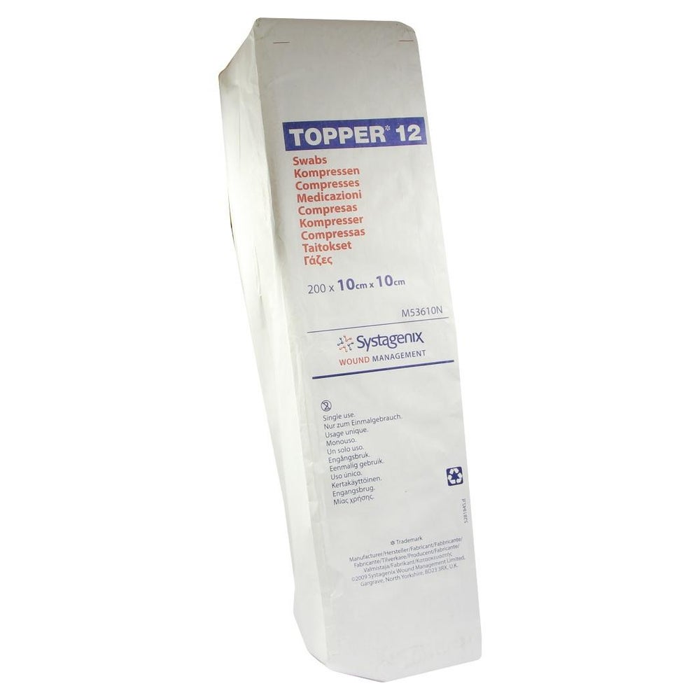 Topper 12 Kompressen 10x10 cm unsteril 200 St