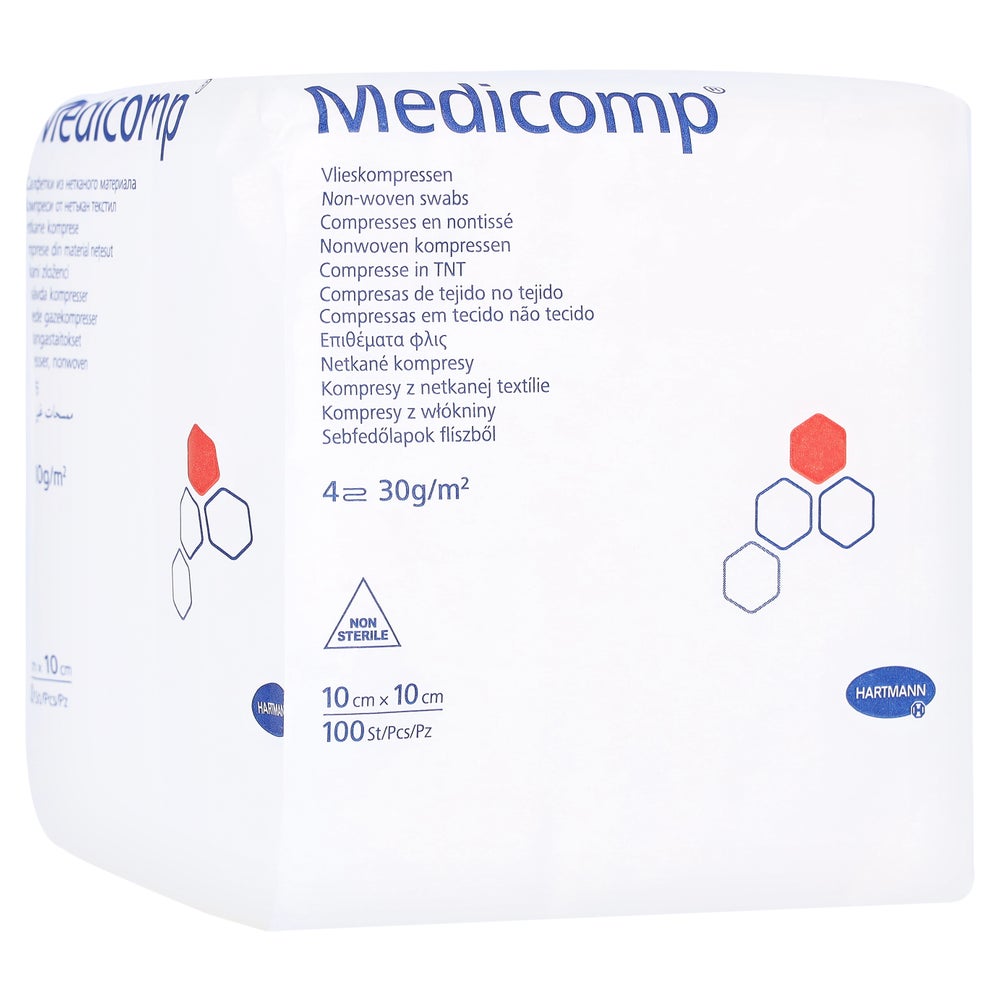 Medicomp unsteril 10x10 cm 100 St
