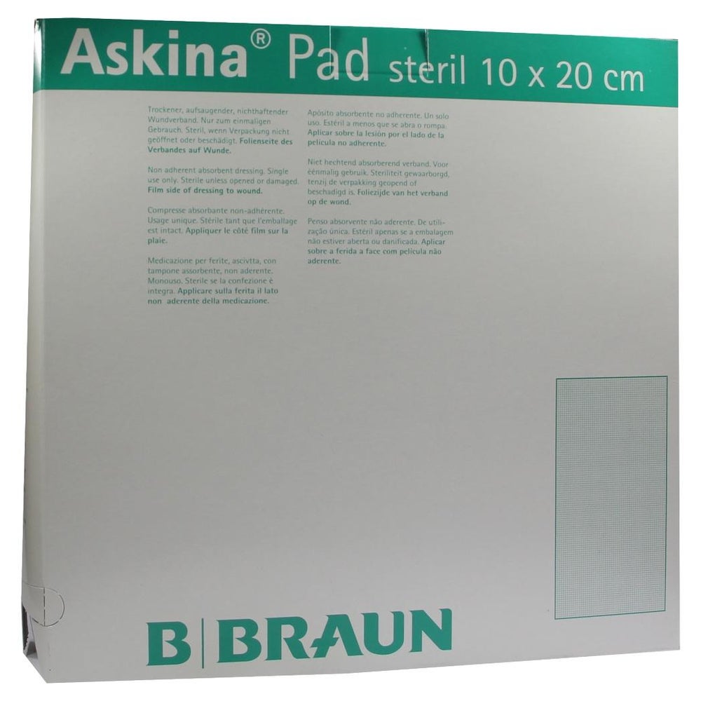 Askina Pad Wundauflage 10x20 cm nicht ha 100 St