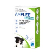 Produktabbildung: AMFLEE combo 134 mg/120,6 mg mittelgroße Hunde 3 St