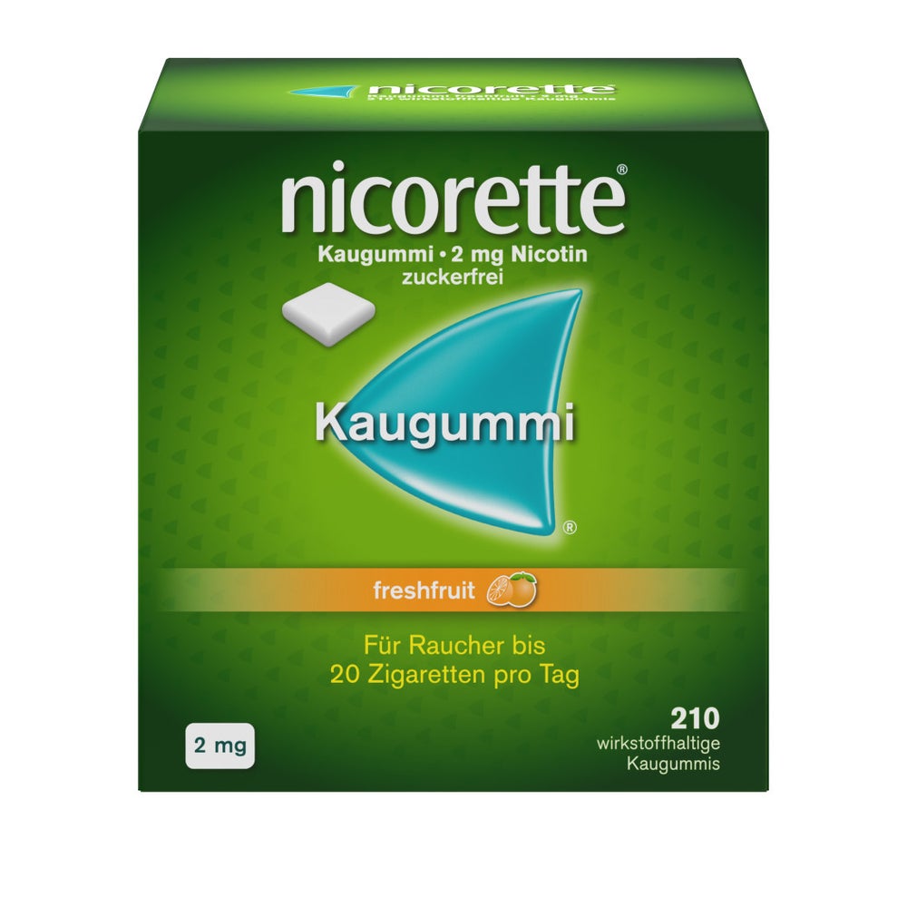 nicorette Kaugummi 2mg freshfruit 210 St