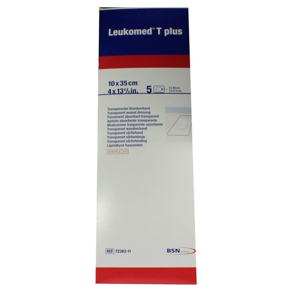 Leukomed transparent plus sterile Pflaster 5 St