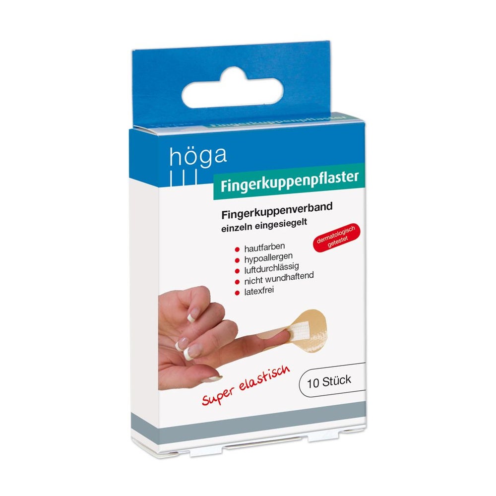 Höga-fingerkuppen Pflaster 4x7 cm 10 St