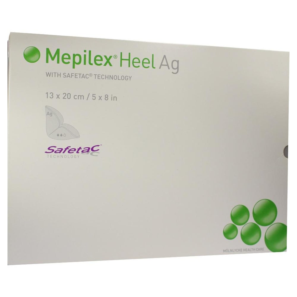 Mepilex Heel Ag Schaumverband 13x20 cm s 5 St