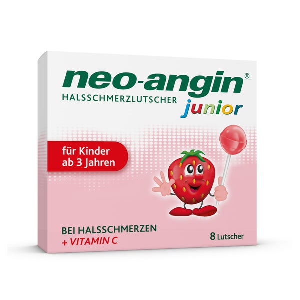 neo-angin junior Halsschmerzlutscher 8 St