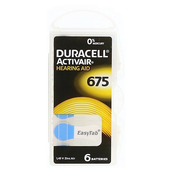 Batterien F.hörgeräte Duracell 675 6 St