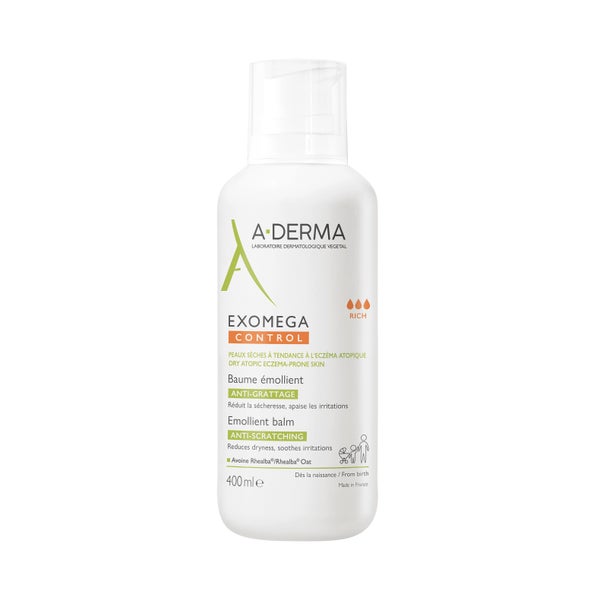 A-Derma EXOMEGA Control Rückfettender Balsam 400 ml