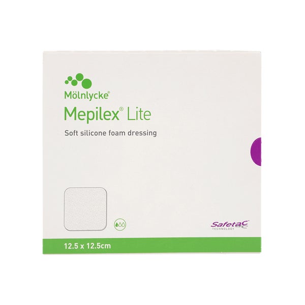 Mepilex Lite Schaumverband 12,5 x 12,5 cm steril 5 St