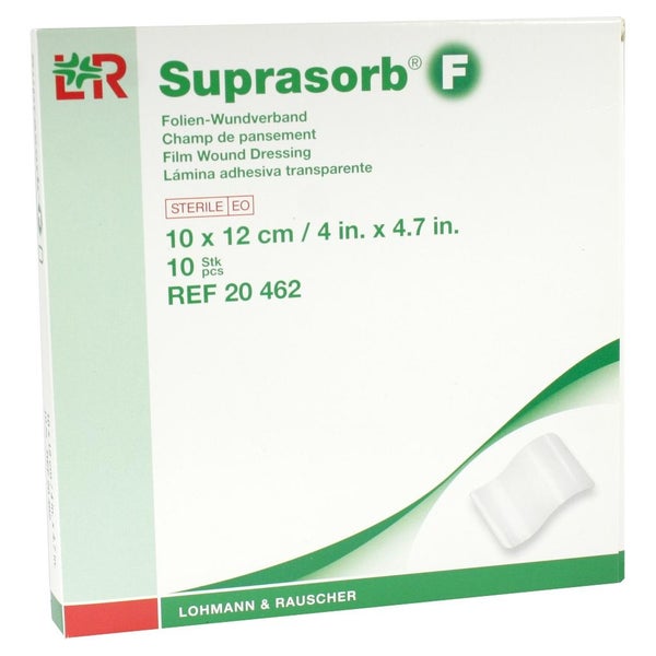 Suprasorb F Folien Wundverband 10x12 cm steril 10 St