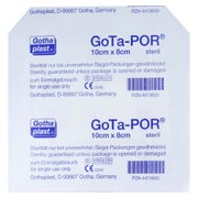 Gota-por Wundpflaster Steril 80x100 mm 1 St