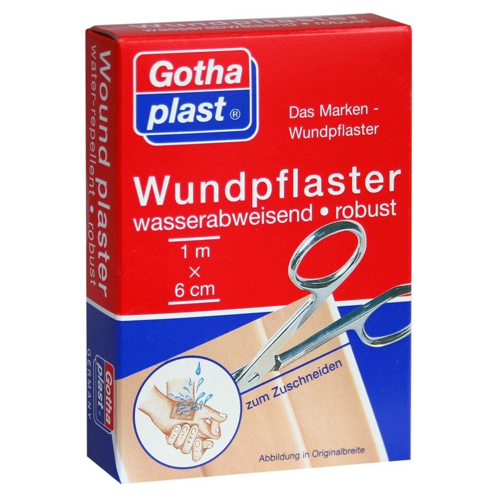 Gothaplast Wundpflaster robust 1mx6cm wasserabweisend 1 St