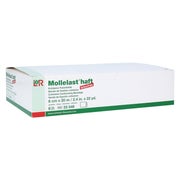 Produktabbildung: Lohmann Rauscher Mollelast haft Kohäsive Fixierbinde Latexfrei 6 Stück - 6 cm x 20 m 6 St