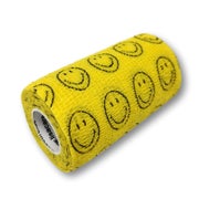 Produktabbildung: LisaCare kohäsive Bandage - Smiley Gelb - 10cm x 4,5m 1 St