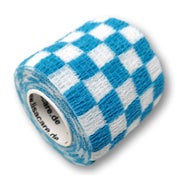 LisaCare selbstklebender Verband - Karo Blau - 5cm x 4,5cm 1 St