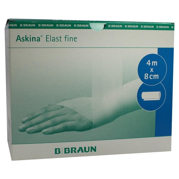 Askina Elast Fine Binde 8 cmx4 m lose 20 St