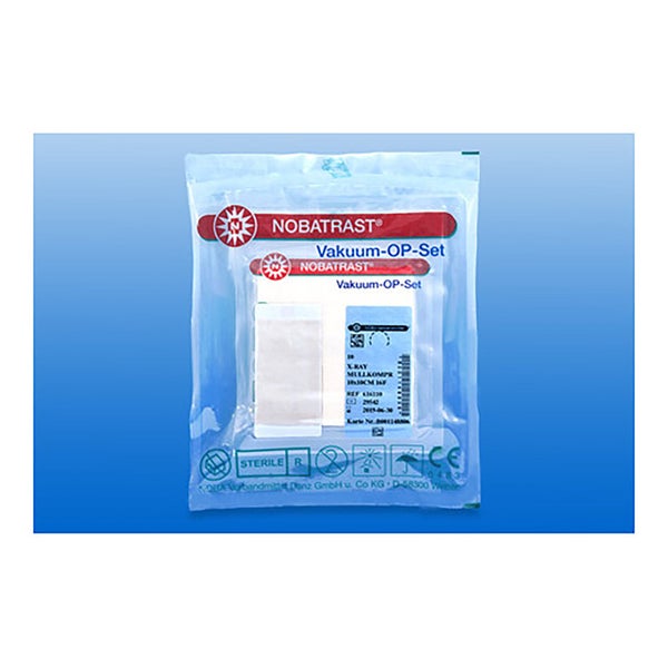 NOBA Nobatrast® Vakuum-Op-Set Mullkompressen 16-lagig - 7,5 cm x 7,5 cm P20 14 Stück 14X20 St