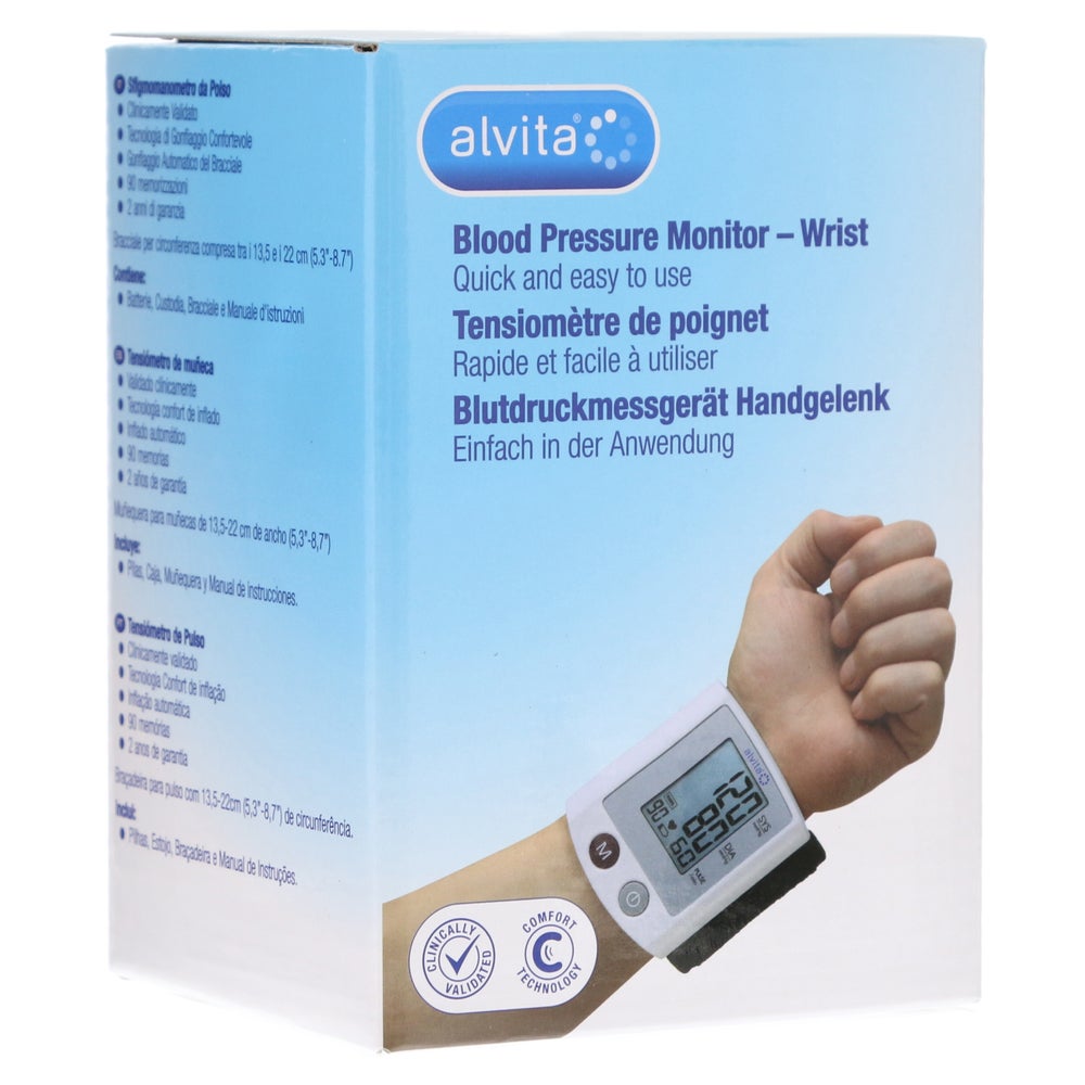 Alvita Blutdruckmessgerät Handgelenk 1 St