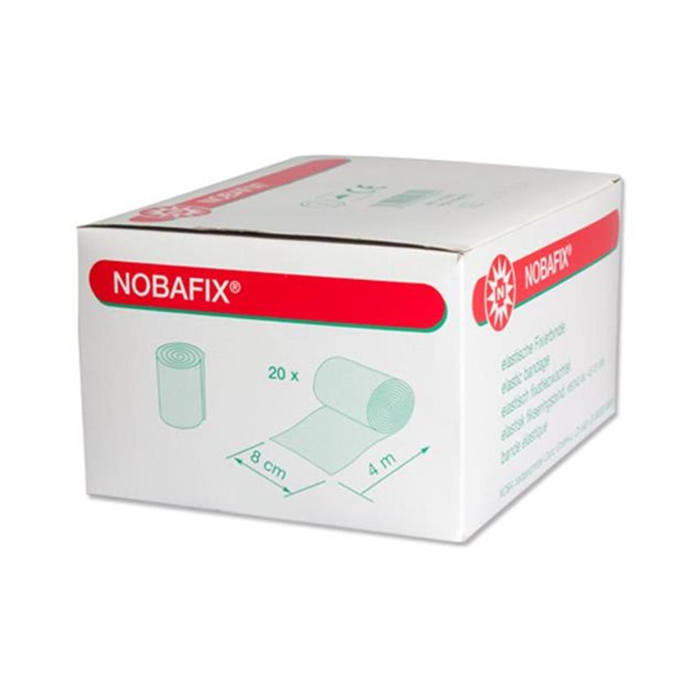Noba Nobafix elastische Fixierbinden, 20 Stück, 8 cm x 4 m 20 St