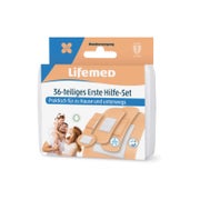 Lifemed Erste-Hilfe Set Pflaster wasserabweisend 36 St