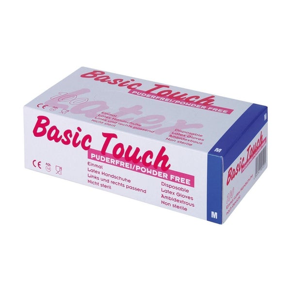 AMPri BASIC TOUCH Latexhandschuhe puderfrei 100 Stück - S 100 St