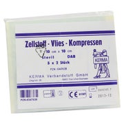 Produktabbildung: Zellstoff Vlies Kompressen steril 10x10 5X2 St