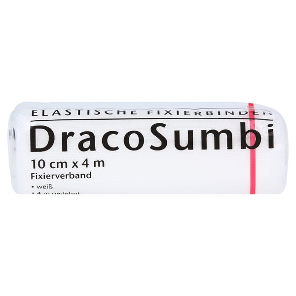 Dracosumbi Fixierbinde 10 cmx4 m weiß 1 St
