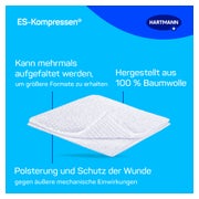 ES-Kompressen Steril 10x10cm 8-fach 17fädig 5X2 St