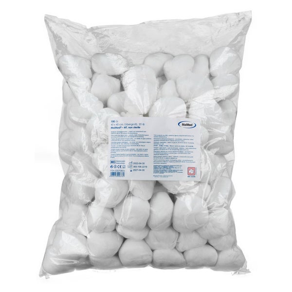 MaiMed® Mulltupfer - 40 x 40 cm, übergroß 100 Stück 5X100 St