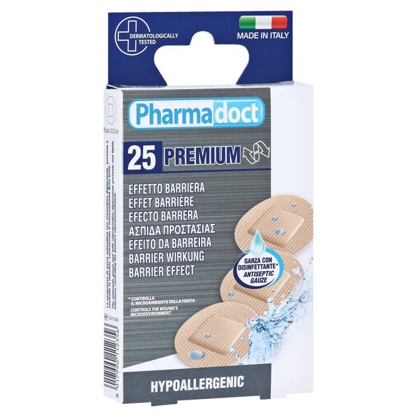 Blutstillendes Pflaster Mull 2,5 cm rund 25 St