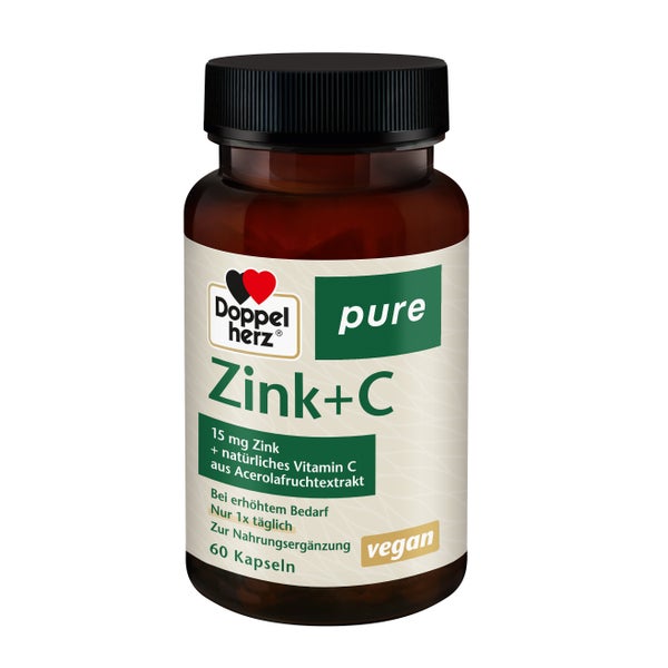 Doppelherz Zink+c pure Kapseln 60 St