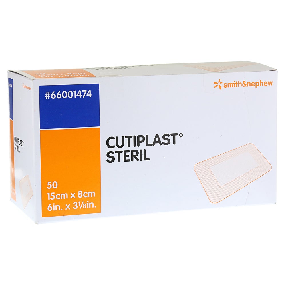Cutiplast Steril Wundverband 8x15 cm 50 St