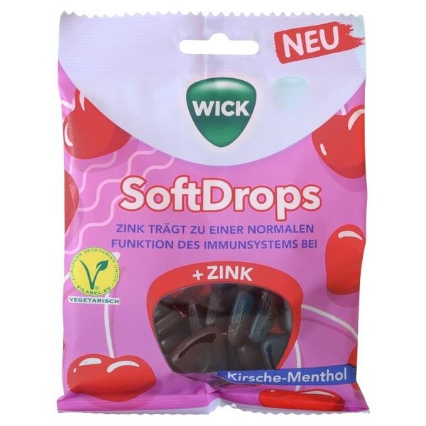 WICK Softdrops Wetterfest Kirsche-Mentho 90 g