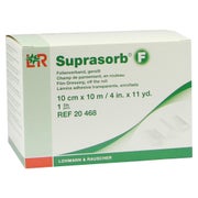 Produktabbildung: Suprasorb F Folienverband transparent aufgerollt - 10 cm x 10 m 1 St
