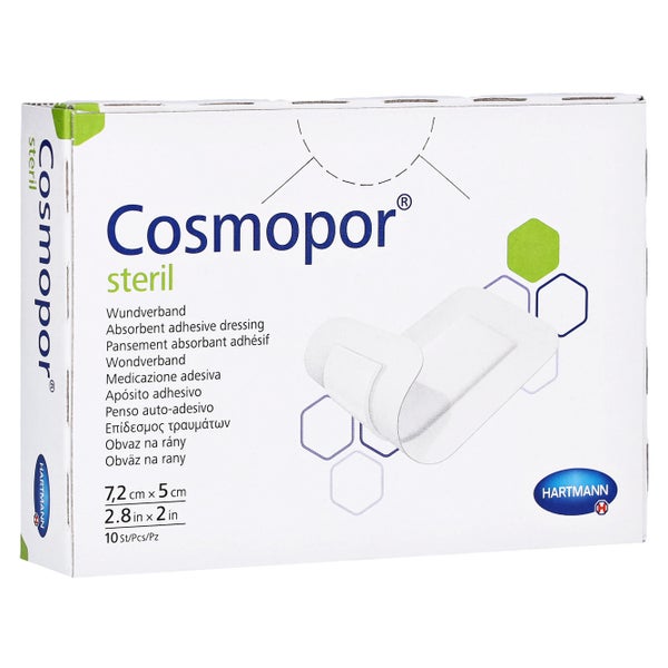 Hartmann Cosmopor Steril Wundverband 7,2 x 5 cm (10 Stck.) - Packung = 10 Stück 10 St
