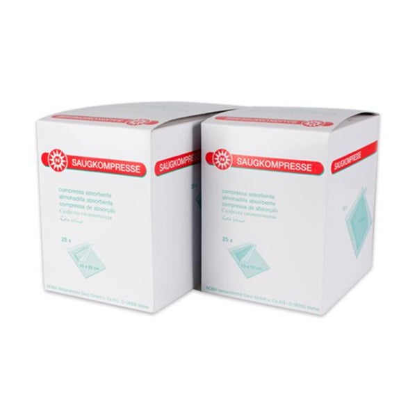 NOBA Saugkompressen steril 25 Stück - 15 x 25 cm 25 St
