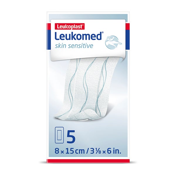 Leukomed skin Sensitive steril 8x15 cm 5 St