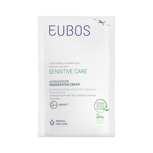 EUBOS Sensitive Pflege Aufbaucreme, Nachfüllbeutel 50 ml